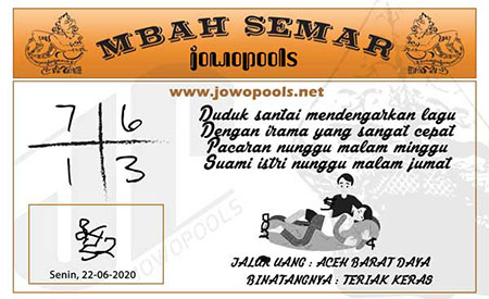 Syair Sydney Mbah Semar