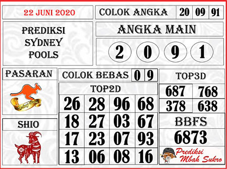 Syair Sydney Mbah Sukro